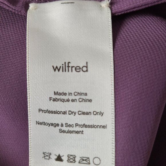 SOLD-Aritzia Wilfred Bisous Silk Dress - Picture 4 of 6